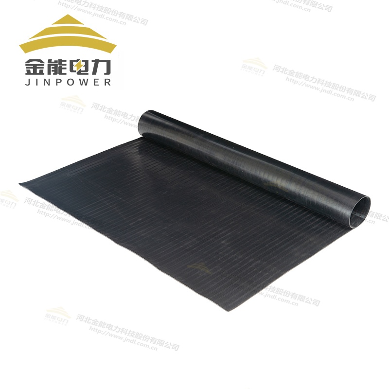 環(huán)保型3-12mm黑色防滑絕緣膠墊（5-35kV）